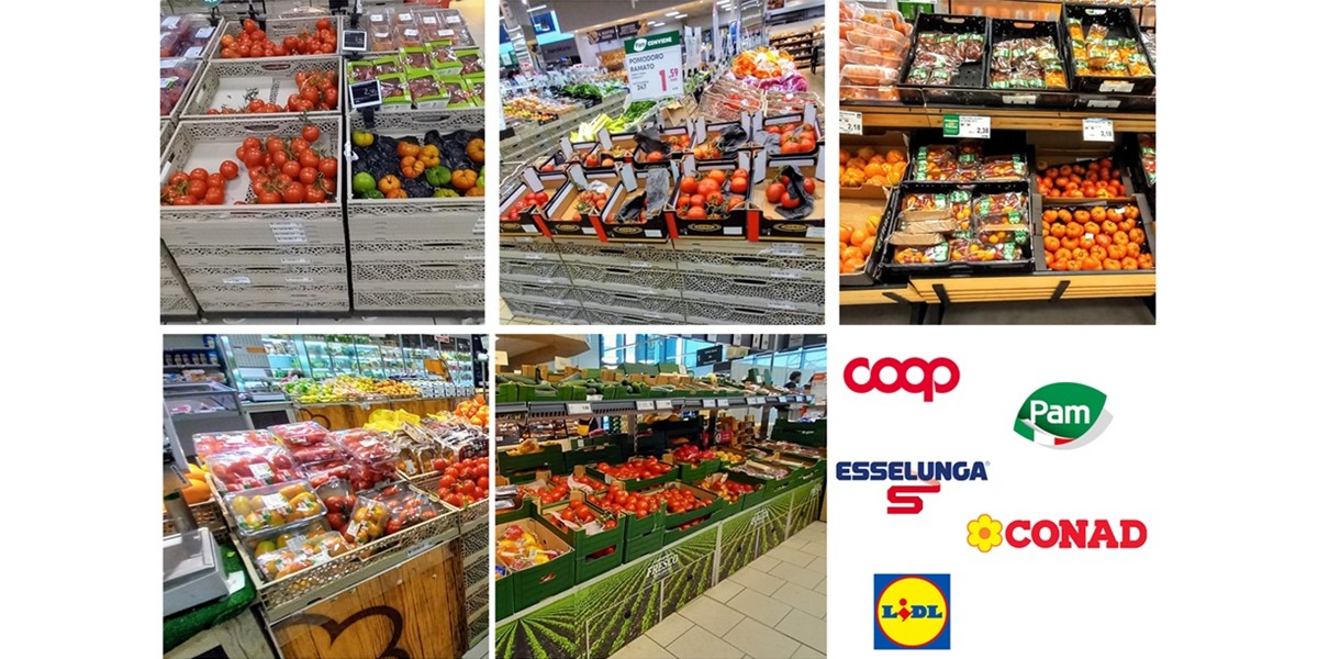 Pomodori in Gdo: a luglio tornano le confezioni in plastica